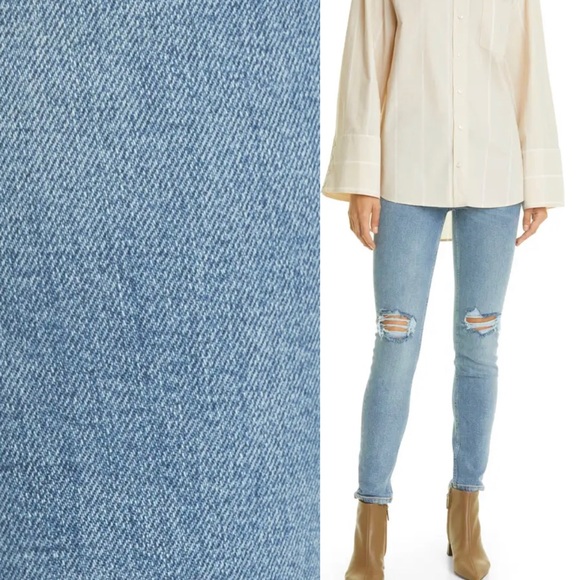 NWT Anine Bing Gabe Ripped Jeans 26 - Picture 4 of 13